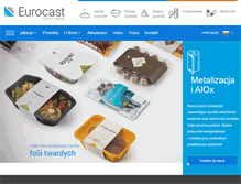 Tablet Screenshot of eurocast.com.pl